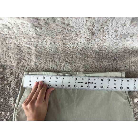 NEW Carolina Belle Montreal Sz 6 Flat Front Straight Leg Pants Green Pull On NWT - Picture 3 of 10